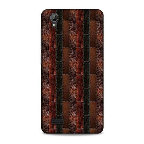 Vestel Venüs V5 Kılıf Patchwork (8) Baskılı Kılıf Siyah Kahverengi