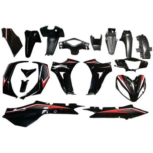 KUBA Kuba Cub Ege Kaporta Seti Siyah 19 Parça