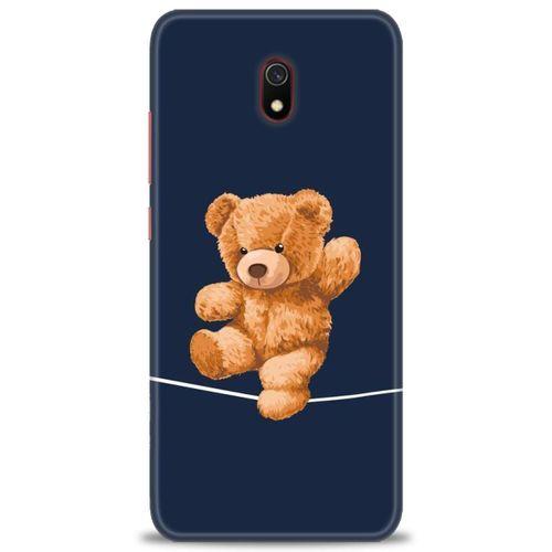 Xiaomi Redmi 8A Kılıf HD Baskılı Kılıf - İpteki Teddy + Tam Ekran Koruyucu