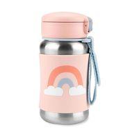 Skip Hop Pipetli Paslanmaz Çelik Suluk 350ml Gökkuşağı