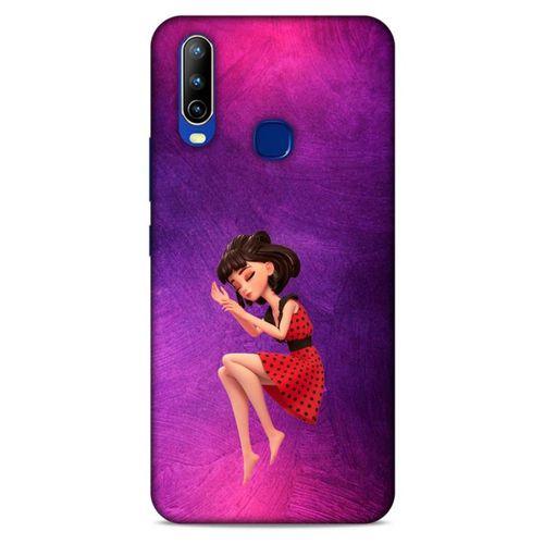 General Mobile GM 10 Kılıf Depresyon (40) Fit Silikon Kılıf Kahverengi Beyaz