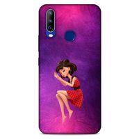 General Mobile GM 10 Kılıf Depresyon (40) Fit Silikon Kılıf Kahverengi Beyaz