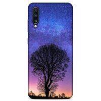 Lopard Samsung Galaxy A70 Uyumlu Kılıf Gece'S (29) Arka Koruma Kılıfı Ağaç