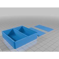 3D baskı çift bölmeli ilaç kutusu (Bu ürün Sadece Plastik parçadır - Almadan Önce Soru Sorabilirsiniz)