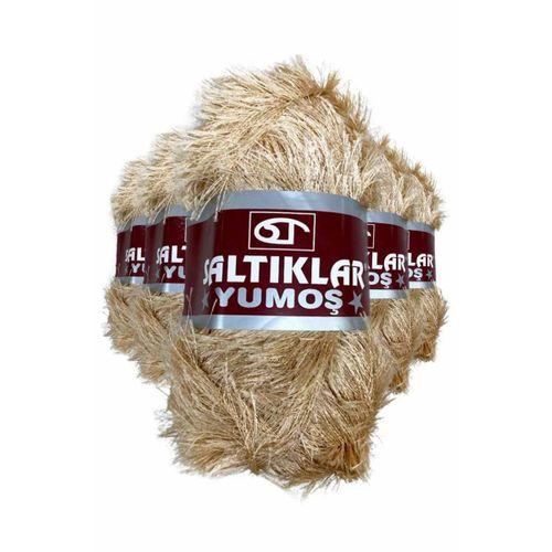 5 Adet Yumoş Sakallı El Örgü Ipi Yünü 100