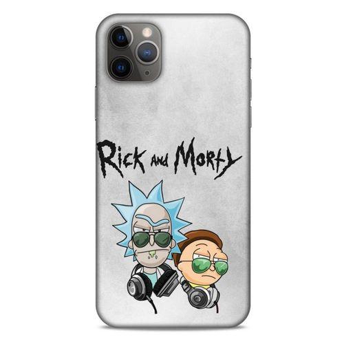 Apple Iphone 11 Pro Max Uyumlu Kılıf Rick And Morty (4) Koruma Kılıfı Eye Patch Morty