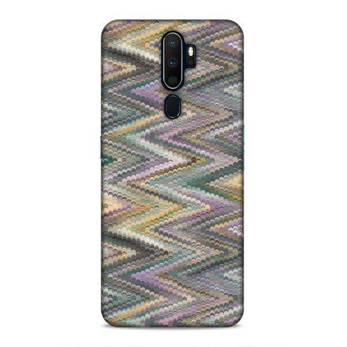 Oppo A5 2020 Uyumlu Kılıf Romans (47) Crystal Flex Kılıf Zig Zag