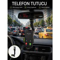 Ayarlanabilir Dikiz Aynası Telefon Tutucu Görüş Açısını Engellemeyen Araç Aparatı