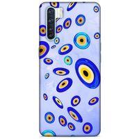 Nazarium (41) Desenli Silikon Kapak Oppo A91 Kılıf