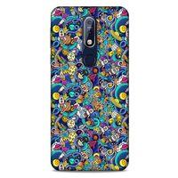 Graffitix (49) Desenli Silikon Kapak Nokia 7.1 Kılıf