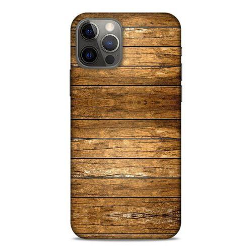 Lopard Apple iPhone 12 Pro Uyumlu Kılıf Wood'X (16) Kalın Kılıf Desenli
