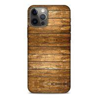 Lopard Apple iPhone 12 Pro Uyumlu Kılıf Wood'X (16) Kalın Kılıf Desenli