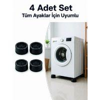 Kaymaz Tabanlı 4 Adet Makine Ayak Yükseltici