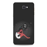 Samsung Galaxy J7 Prime Kılıf Depresyon (34) Slim Armor Kılıf Yeşil Fuşya
