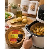 Airfryer Pişirme Kağıdı 100 Lü Yapışmaz Yağ Geçirmez Kağıt