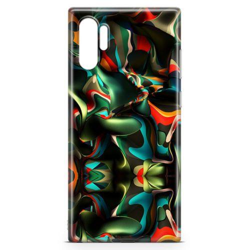 Samsung Galaxy Note 10 Plus Kılıf Renklerin Savaşı Arka Kapak Koruma Desenli Full Koruyucu