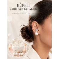 Bluetooth Bağlantılı Küpeli Kablosuz Kulaklık Uzun Pil Ömrü