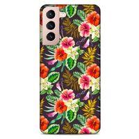 Lopard Samsung Galaxy S21 Uyumlu Kılıf Botanix (36) Glitter Kılıf