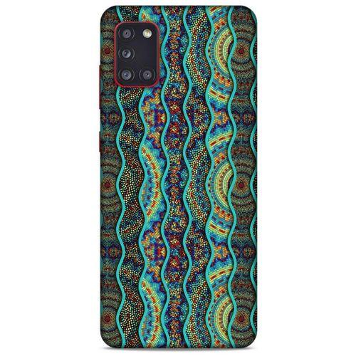 Samsung Galaxy A31 Kılıf Baskılı Özel Seri Taşlı (32) Soft Silikon Kılıf
