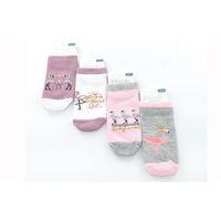 Ekinoks 4 Lü Darlene Flamingo Desenli Kız Çocuk Patik Çorap
