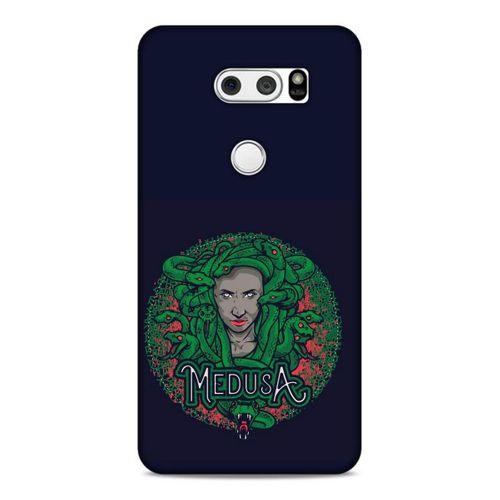 Lopard LG K40S Uyumlu Kılıf Tattoo's (3) Kapak Medusa Dövmesi