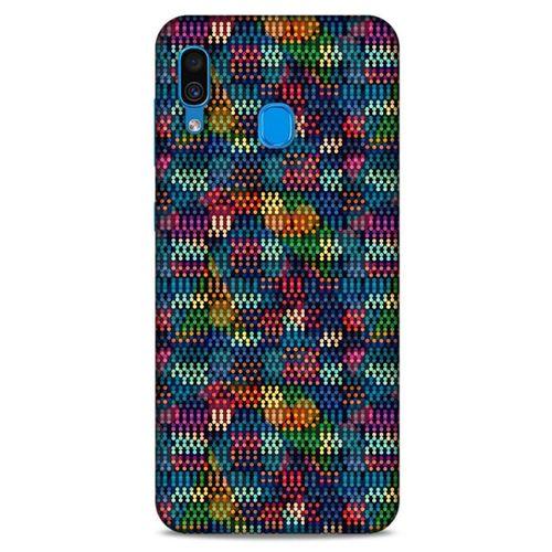 Geometrix 07 Samsung Galaxy A30 Kılıf Silikon Kapak