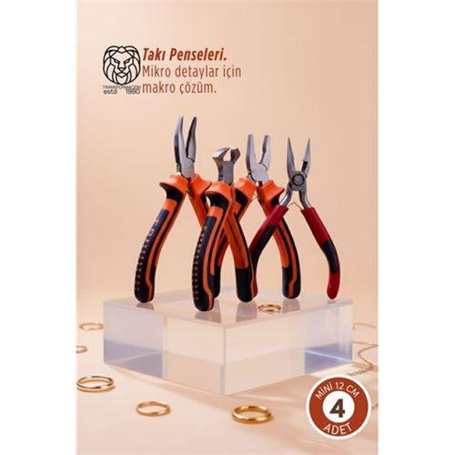 4'lü Profesyonel Takı Tasarım & Hobi Pense Seti (Hassas İşçilik Kiti)