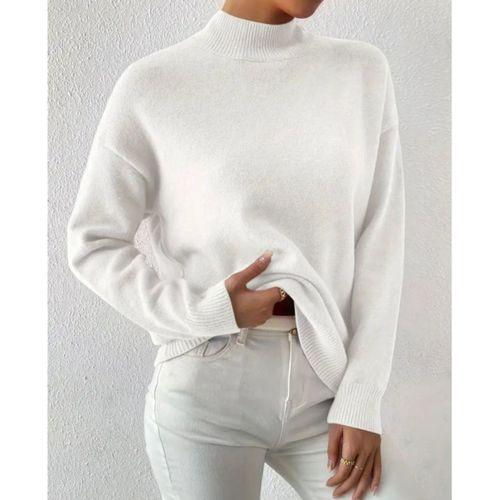 Kadın Uzun Kollu Balıkçı Yaka Triko Bluz