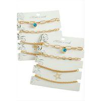 4 Adet Nazar Trend Zincir Bileklik