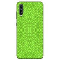 Lopard Samsung Galaxy A70s Uyumlu Kılıf PiXel (2) Kabı Yeşil Kahve