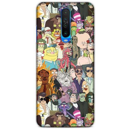 Xiaomi Poco X2 Uyumlu Kılıf Rick And Morty (33) Hybrid Kılıf Killer Rick