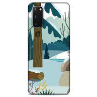 Samsung Galaxy S20 Kılıf Snowix (17) Tasarım Kılıf Yeşil