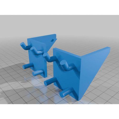 Pegboard Çift Askı Kancası – 3D Baskı Organizer