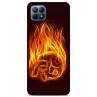 Lopard Huawei P40 Lite Uyumlu Kılıf FireX (50) Shockproof Kılıf İskelet Kafa