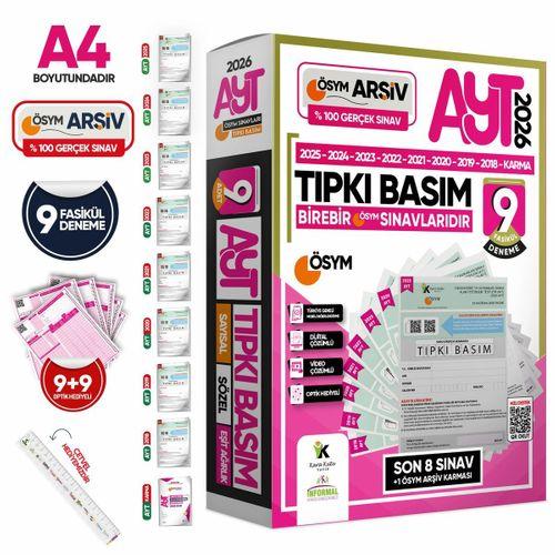 2026 TYT-AYT-MSÜ ÖSYM Çıkmış Soru Tıpkı Basım 27lİ (10+9+8) Deneme Paketi Video Çözümlü Türkiye Geneli
