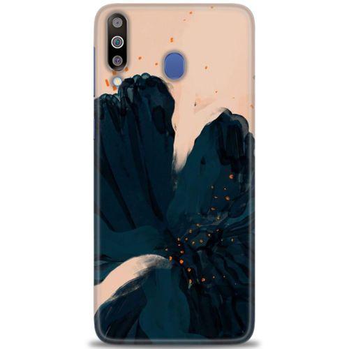 Samsung Galaxy M30 Kılıf HD Baskılı Kılıf - Renk Bulutu + Tam Ekran Koruyucu