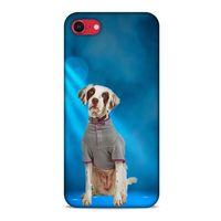 Apple iPhone SE 2020 Kılıf Köpek Kıyafetleri (40) Fit Silikon Kılıf Dalmaçyalı Tşirt