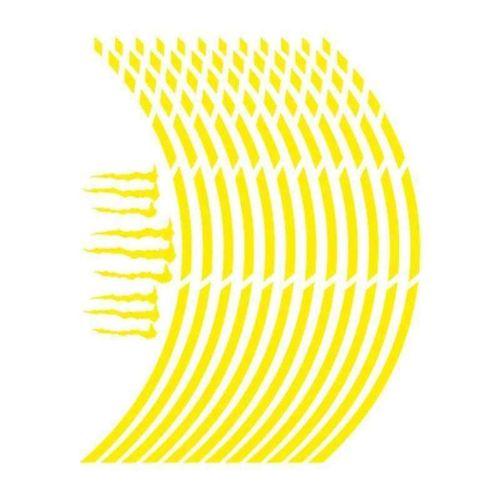 SEVGENT Reflektör Sarı Kesik 1 Set Jant Şeridi