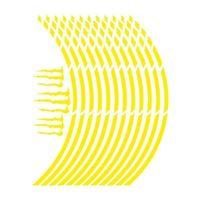 SEVGENT Reflektör Sarı Kesik 1 Set Jant Şeridi