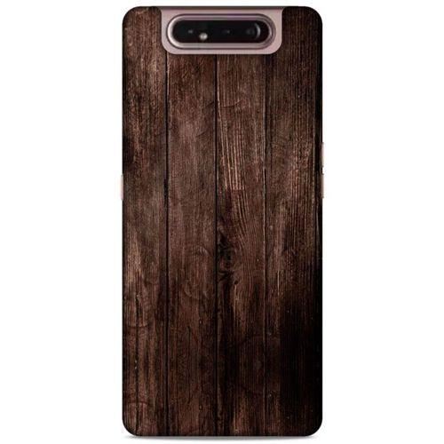 Lopard Samsung Galaxy A80 Uyumlu Kılıf Wood'X (2) Kabı Desenli