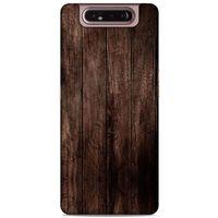 Lopard Samsung Galaxy A80 Uyumlu Kılıf Wood'X (2) Kabı Desenli