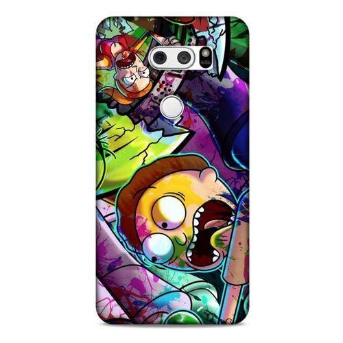 LG K50S Uyumlu Kılıf Rick And Morty (41) Tank Kılıf Story Train Rick