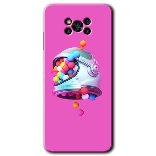 Poco x3 Pro Kılıf HD Desen Baskılı Arka Kapak + Temperli Cam - Uzay Başlığı