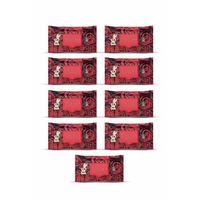 9 Paket Red Rose Islak Havlu Mendil 90 Adet Kapaklı Gül Kokulu