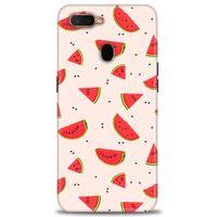 Oppo AX7 Kılıf HD Baskılı Kılıf - Karpuz Dilimleri + Tam Ekran Koruyucu