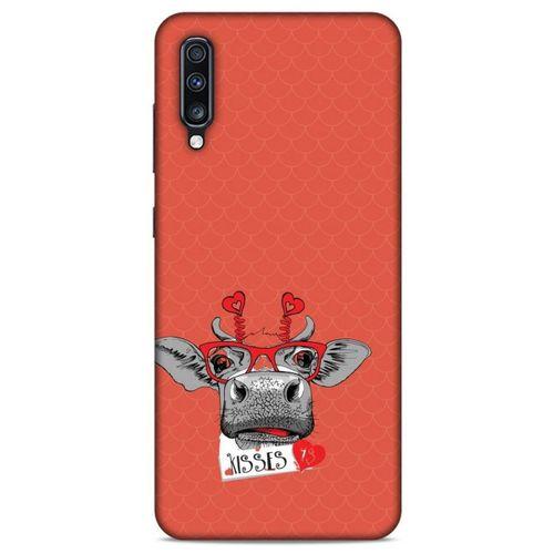 Animax Cute Cow Samsung Galaxy A70s Kılıf Desenli Silikon