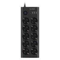 Ftr14 Type-c Girişli Akım Korumalı 10’lu Priz, 3 Usb