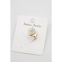 Taşlı Kıkırdak Küpe - Altın