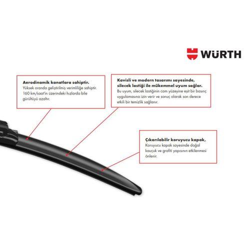 Würth Muz Silecek Takımı Citroen DS3 2010-2014 ile uyumlu