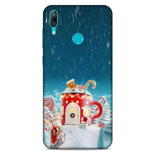 Huawei Y7 2019 Kılıf Snowix (13) Silikon Kap Kırmızı